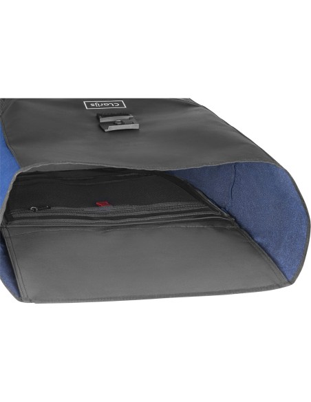 Clarijs fietstas enkel Solobag 24L zwart/blauw