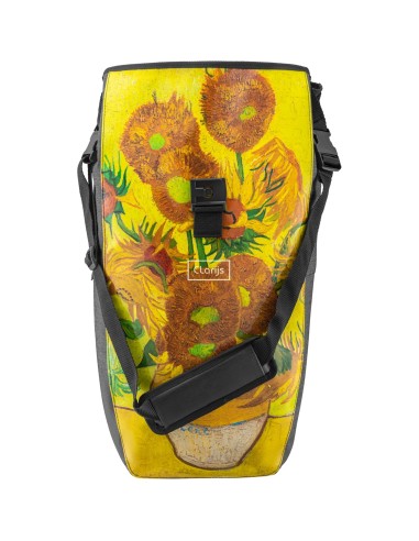 Clarijs fietstas solobag 24L Van Gogh sunflowers
