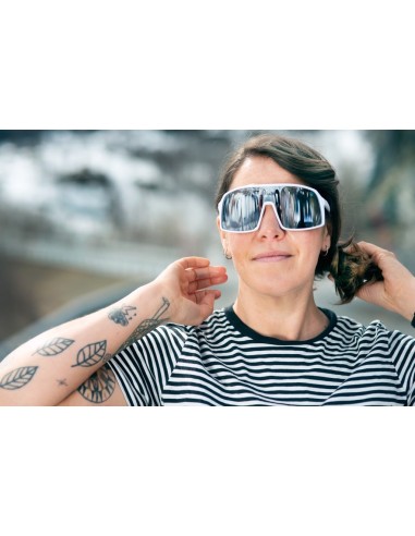 CHPO bril Erica White/Silver Mirror