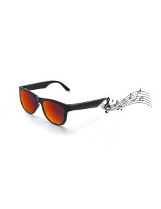 Caliber Soundglasses smart-bril gepolariseerd - rood