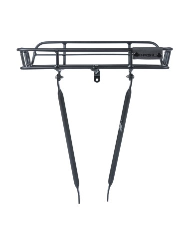 Basil voordrager Portland met rand mat zwart