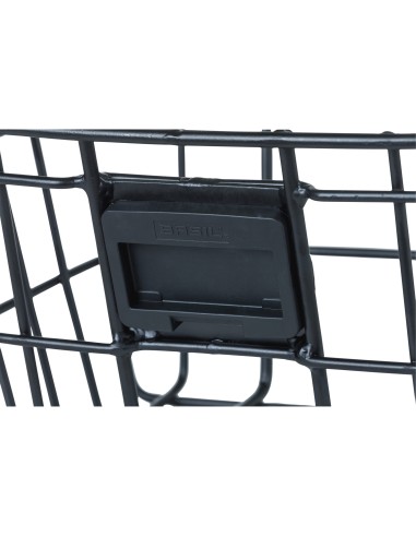 Basil mand Bremen alu KF 22L mat zwart 28x37x26cm