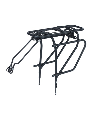 Basil achterdrager universeel MIK/MIK Studs mat zwart