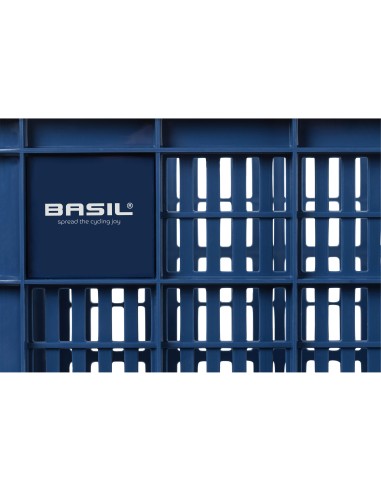 Basil fietskrat S bluestone 17.5L recycled