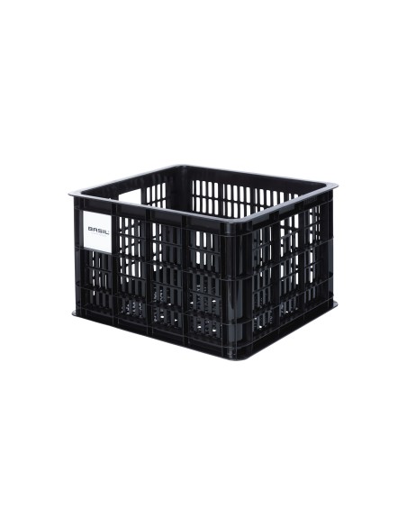 Basil fietskrat M 29.5L recycled zwart