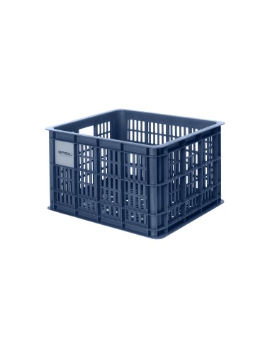 Basil fietskrat M bluestone 29.5L recycled