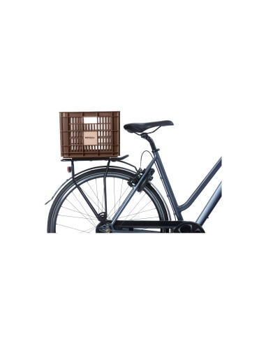 Basil fietskrat M brown 29.5L recycled