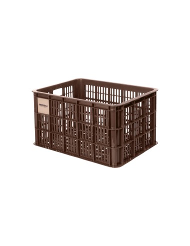 Basil fietskrat L brown 40L recycled