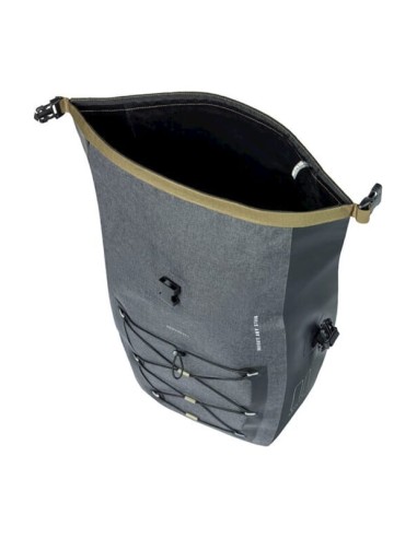 Basil fietstas enkel Navigator Storm MIK Side L zwart 25-31