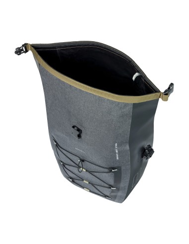 Basil fietstas enkel Navigator Storm MIK Side L zwart 25-31