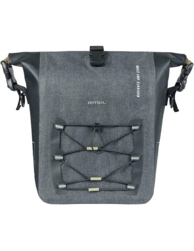 Basil fietstas enkel Navigator Storm MIK Side M zwart 12-15