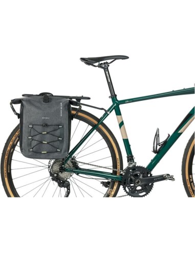 Basil fietstas enkel Navigator Storm MIK Side M zwart 12-15