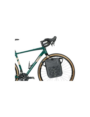 Basil fietstas enkel Navigator Storm MIK Side M zwart 12-15