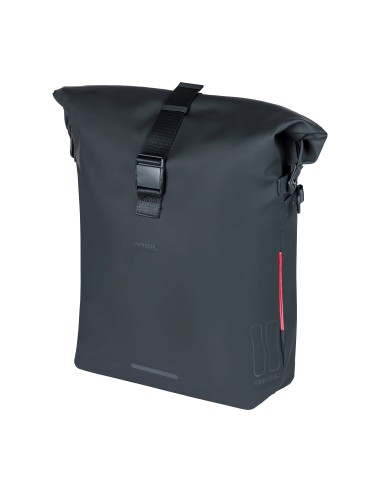 Basil schoudertas SoHo MIK Side night zwart 17L