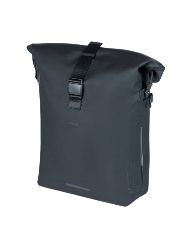 Basil schoudertas SoHo MIK Side night zwart 17L