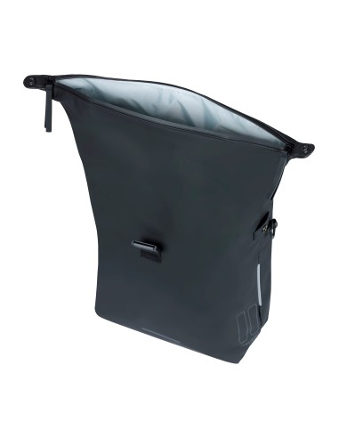 Basil schoudertas SoHo MIK Side night zwart 17L