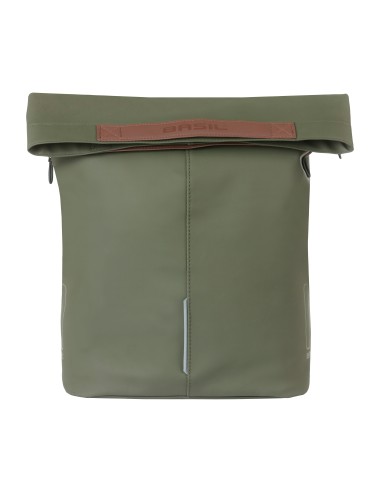 Basil shoppertas City moss green 14-16L