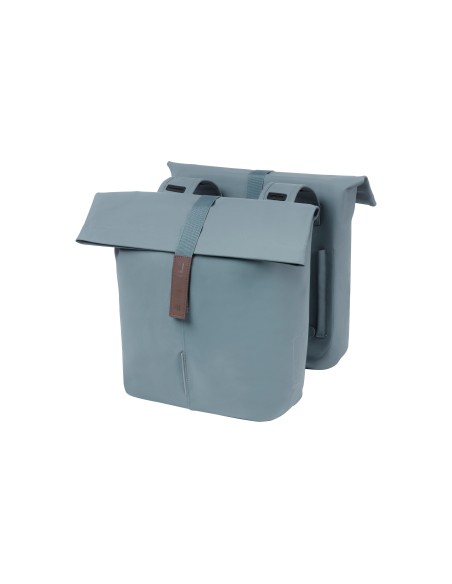 Basil fietstas dubbel City graphite blue 28-32L