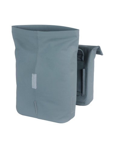 Basil fietstas dubbel City graphite blue 28-32L