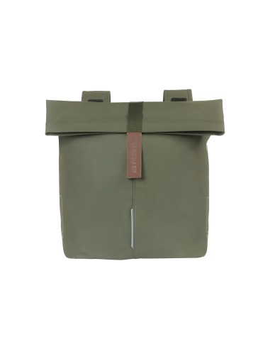 Basil fietstas dubbel City moss green 28-32L