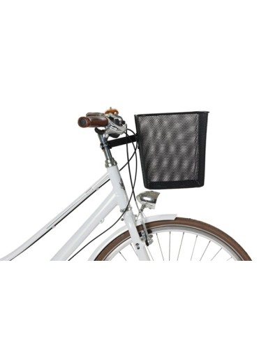 Basil mand Bilbao vaste montage zwart 26x22x27