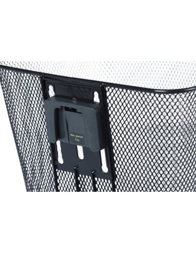 Basil mand Bilbao BE + BasEasy stuurpenhouder zwart