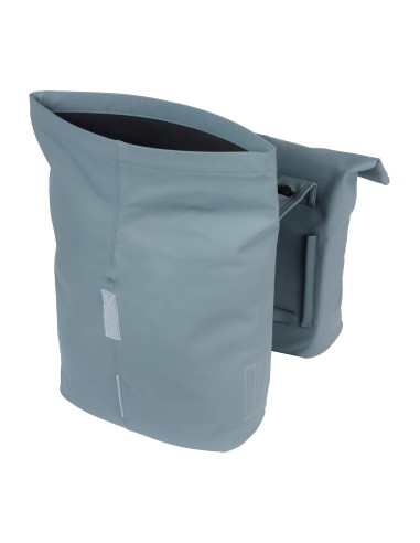 Basil fietstas dubbel City graphite blue MIK 28-32L