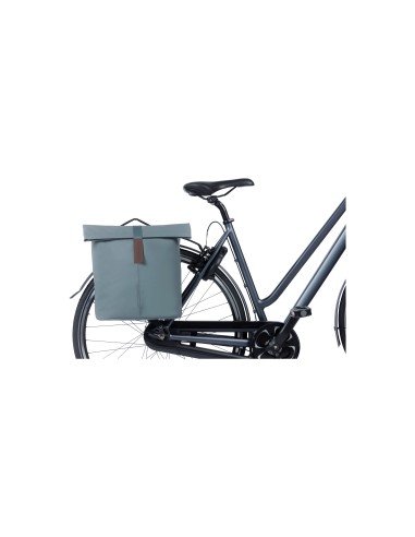 Basil fietstas dubbel City graphite blue MIK 28-32L