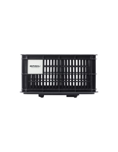 Basil fietskrat S MIK 17.5L recycled zwart