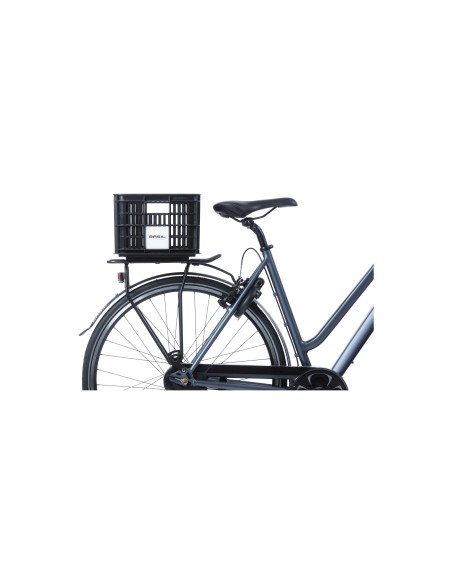 Basil fietskrat S MIK 17.5L recycled zwart