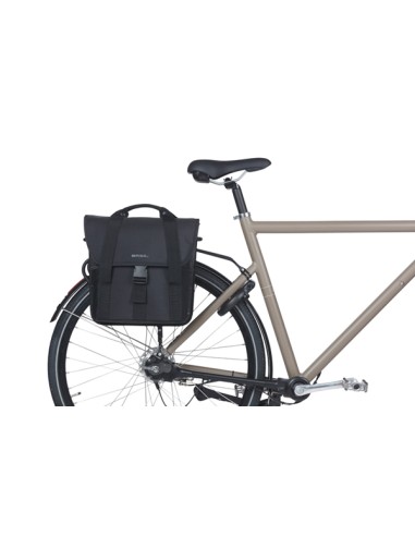 Basil fietstas enkel Go zwart 16L