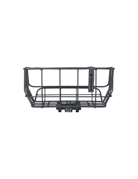 Basil mand Portland achterop MIK 25L mat zwart 27x35x22cm