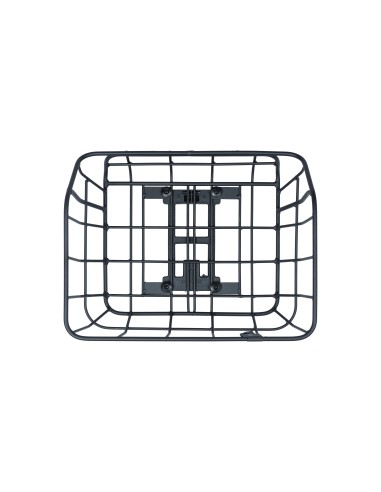 Basil mand Portland achterop MIK 25L mat zwart 27x35x22cm