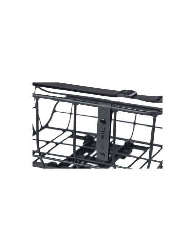 Basil mand Portland achterop MIK 25L mat zwart 27x35x22cm