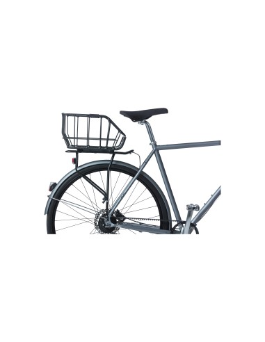 Basil mand Portland achterop MIK 25L mat zwart 27x35x22cm