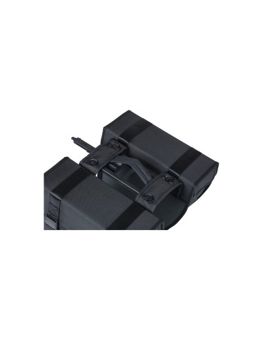 Basil fietstas dubbel Tour zwart MIK 28L