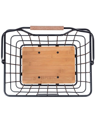 Basil mand Nordland MIK 23L zwart/bruin 33x23,5x19,5cm