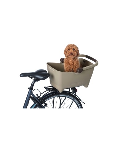 Basil hondenmand Buddy MIK 32L biscotti brown 45x32x22cm