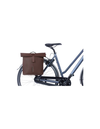 Basil fietstas dubbel City roasted brown MIK 28-32L