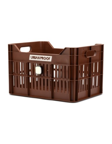 Urban Proof fietskrat 30L deep brown Recycled 40x30x25cm