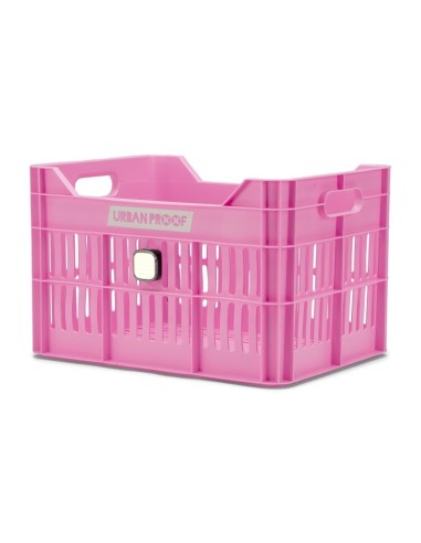 Urban Proof fietskrat 30L bright pink Recycled 40x30x25cm