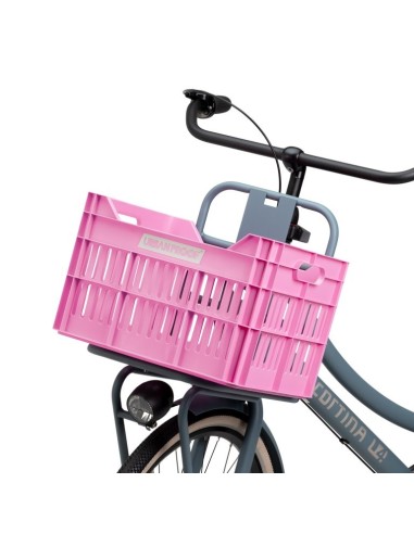 Urban Proof fietskrat 30L bright pink Recycled 40x30x25cm
