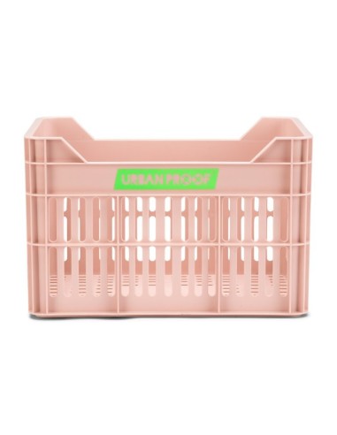 Urban Proof fietskrat 15L pastel pink Recycled 30x22x19cm