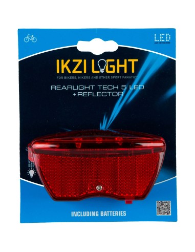 IKZI Light achterlicht 5 led batterij 80mm