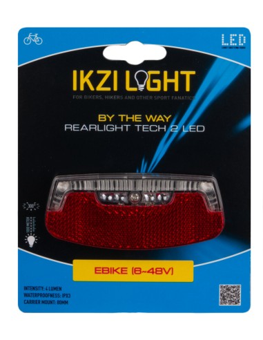 IKZI Light achterlicht By The Way E-bike 6-48v 80mm
