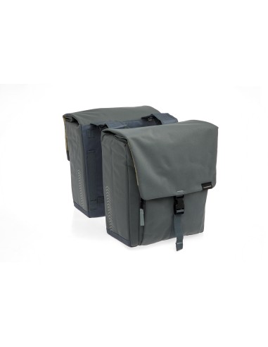 New Looxs fietstas dubbel Tulum grey green 32L