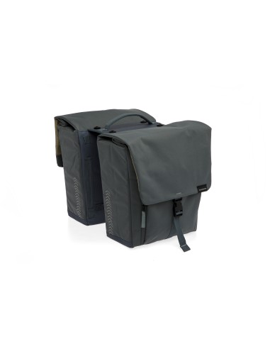 New Looxs fietstas dubbel Tulum grey green MIK 32L