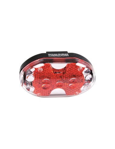 Simson achterlicht 5 led batterij zadelpen