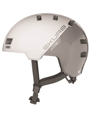 Abus helm Skurb ACE silver white S 52-56cm