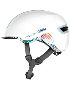 Abus helm HUD-Y flower white M 54-58cm